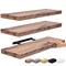 Sorbus Floating Shelves 3 Pack, 24-Inch Wall Mounted Shelves for Wall Decor and Storage with Invisible Brackets